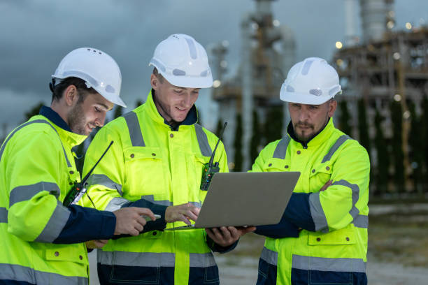 Trained for Industrial & Remote Settings - Oil sands security guard in industrial environment