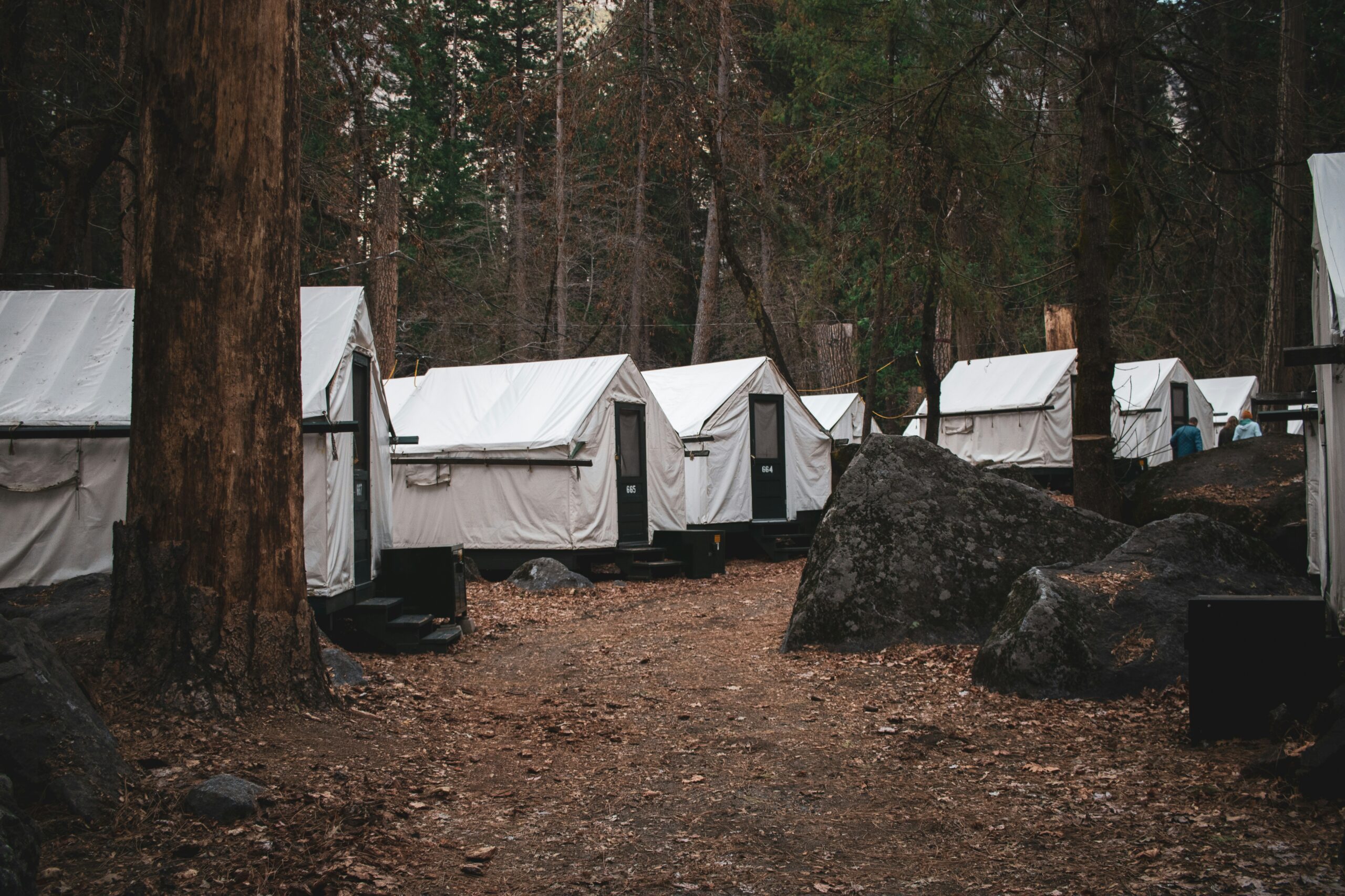 Camp Security Guard Protecting Staff And Equipment